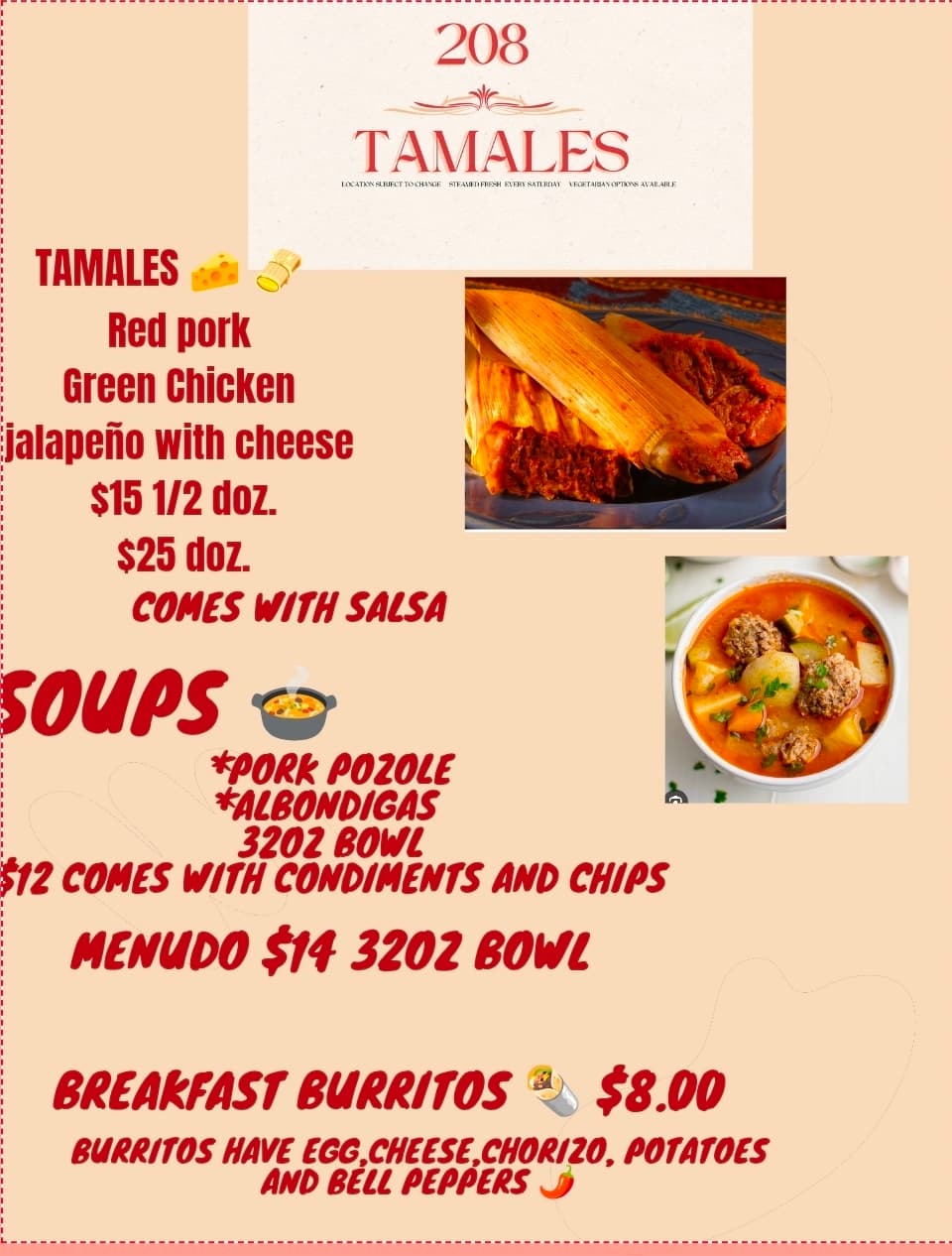 208 Tamales